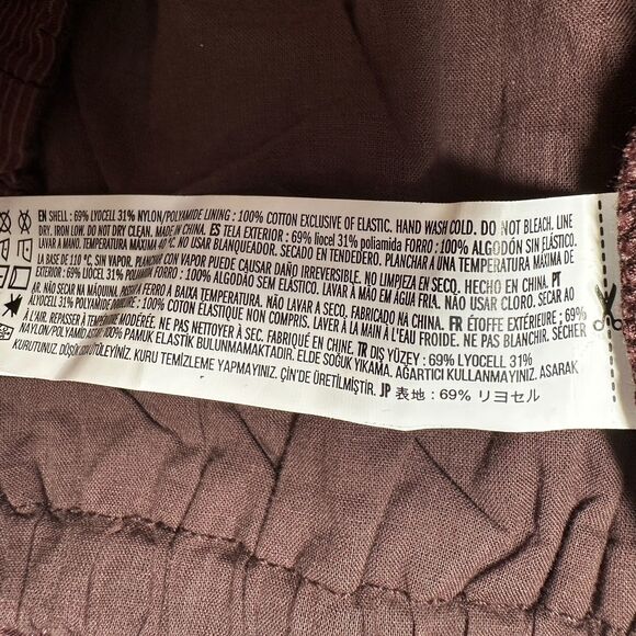 Forever 21 Bubble Bandeau Top Tube Womens Medium Dark Cocoa Festival NWT - Picture 8 of 9